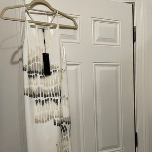 NWT Halston Heritage Eggshell Midi Dress